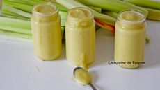 Beurre de rhubarbe au sirop de gingembre