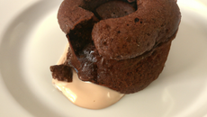 Fondant au chocolat typique 