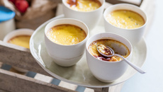 Œufs au lait au miel de châtaignier