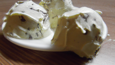 Truffe géante au chocolat blanc