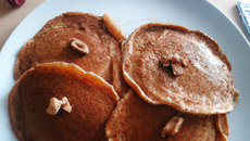 Pancakes à la châtaigne et sucre roux