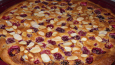 Tarte amandine aux framboises