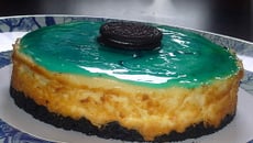 Cheesecake blue lagoon à l'Oréo