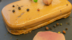 Foie gras frais au sel de guerrande fumé