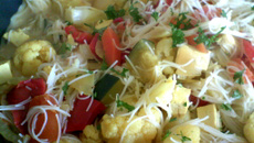 Tofu au beurre d'arachide