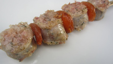 Brochette d'andouillette à l'abricot