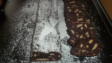 Saucisson au chocolat traditionnel
