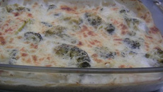 Brocoli gratiné à la bechamel
