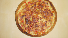 Tarte au thon et poivrons