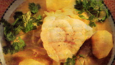 Lotte aux poireaux à la moutarde