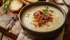Soupe paysanne au lard