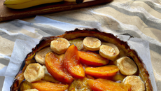 Tarte aux abricots et banane