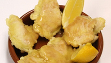 Beignets de dinde, sauce exotique