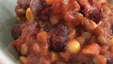 Chili sin carne végétarien