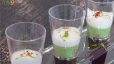 Verrines de betterave et roquette