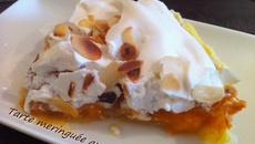 Tarte meringuée aux abricots