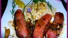 Saucisses de diot et ses crozets