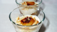 Verrines aux pommes et fromage blanc