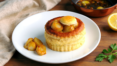Bouchées à la reine aux coquilles Saint Jacques