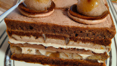 Gâteau au chocolat crème de marrons