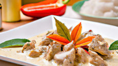 Poulet façon créole au lait de coco