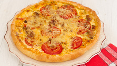 Tarte au thon et à la tomate