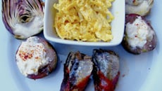 Sardines au chorizo et ses légumes du soleil