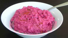 Dips de betterave, purée