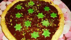 Tarte chocolat pistache