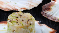 Tartare de Saint-Jacques aux olives d'Espagne