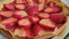Tarte frangipane aux fraises