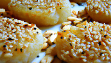 Noix de Saint-Jacques panées aux graines de sésame