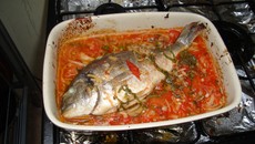 Daurade à la provencale