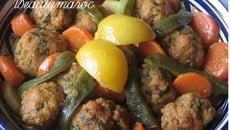 Tajine de boulettes de merlan aux légumes