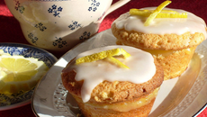 Muffins au citron et au lemon curd