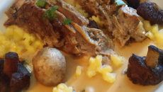 Rôti de dinde aux morilles