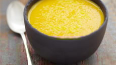 Soupe de potiron au lait de coco traditionnelle