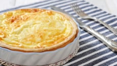 Quiche thon, pommes de terre, gruyère, oignon