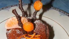 Tarte choco-orange au zestes d'orange
