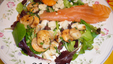 Salade de saint jacques