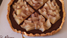 Tarte poire-chocolat savoureuse