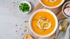 Velouté de carottes et orange aux épices