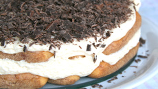 Tiramisu au chocolat sans café ni alcool