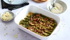 Asperges rôties au parmesan et jambon de Parme