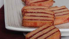 Sablé Surprise à la Groseille & poudre de Biscuit Rose Fossier