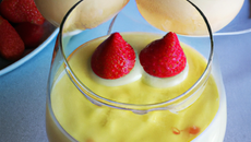 Sabayon champagne aux fruits exotiques