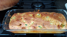 Cake chorizo et courgettes