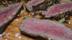 Magret de canard séché au sel de Guérande et au poivre