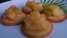 Petits gâteaux langue de chat / pommes