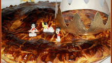 Galette des rois à la mirabelle
